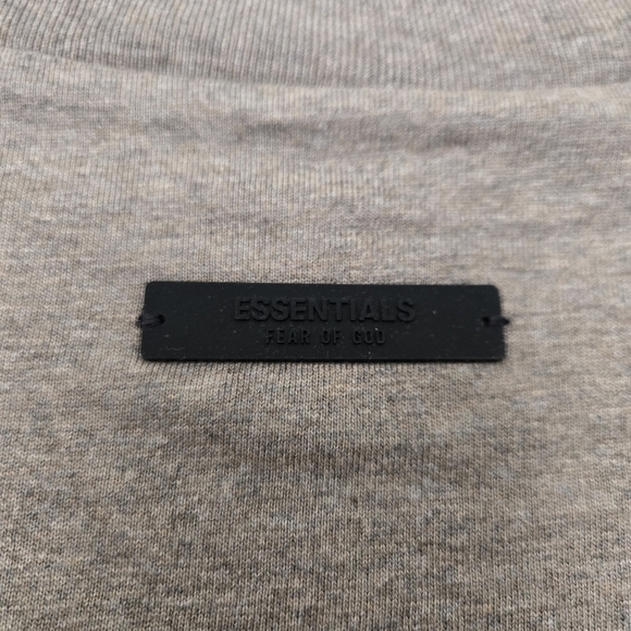 Fear of God ESSENTIALS Core Logo Jersey Long Sleeve T-Shirt XS - Picture 5 of 9